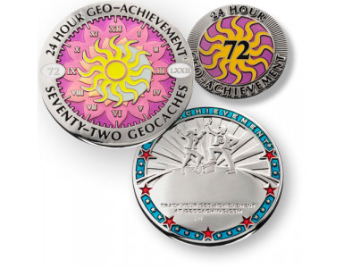 24 Hours 72 Caches Geo-Achievement set