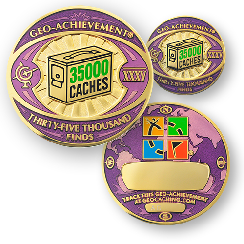 35,000 Finds Geo-Achievement Set 35,000 Finds Geo-Achievement Set