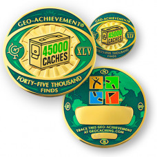 45,000 Finds Geo-Achievement Set