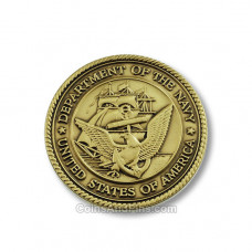Navy medallion 1.5 Inch