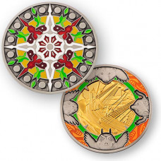2015 Compass Rose Geocoin - Hook of Desire