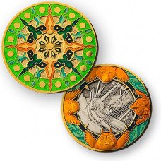 2015 Compass Rose Geocoin - Kola Peninsula