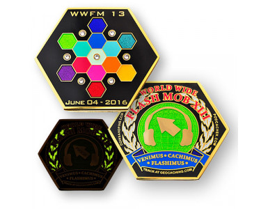 WWFM Flash Mob XIII Event Geocoin