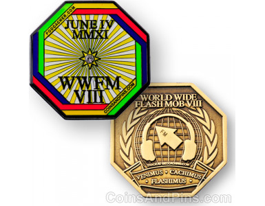 WWFM Flash Mob VIII Event Geocoin