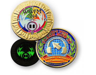 WWFM Flash Mob XI Event Geocoin