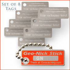 Geo-Nick Stick - Orange - Set of 8
