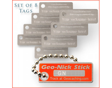 Geo-Nick Stick - Orange - Set of 8