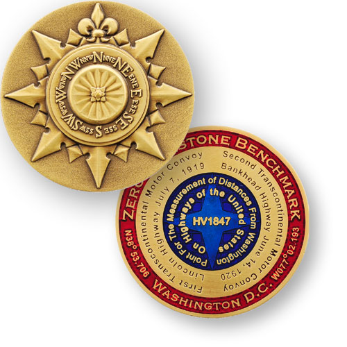 Zero Milestone - antique bronze Zero Milestone - antique bronze