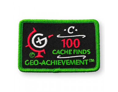 100 Finds Geo-Contador Juego De Geocoin Y Broche Premio De Su Geocaching Éxito 