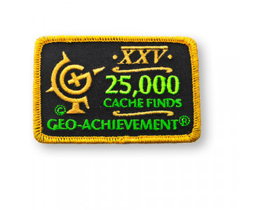 Patch 25,000 Finds Geo-Achievement Patch 25,000 Finds Geo-Achievement
