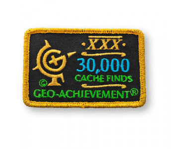 Patch 30,000 Finds Geo-Achievement Patch 30,000 Finds Geo-Achievement