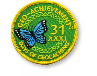 Patch 31 Days of Geocaching Geo-Achievement