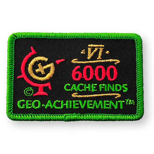Patch 6,000 Finds Geo-Achievement Patch 6,000 Finds Geo-Achievement