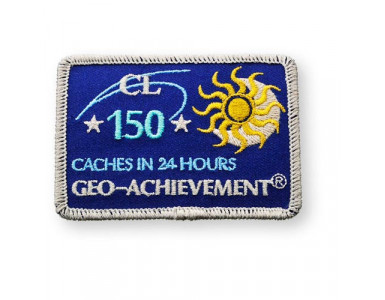 Patch 24 Hours 150 Caches Geo-Achievement Patch 24 Hours 150 Caches Geo-Achievement