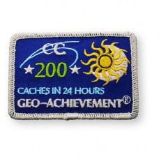 Patch 24 Hours 200 Caches Geo-Achievement