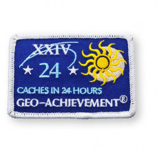 Patch 24 Hours 24 Caches Geo-Achievement