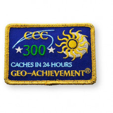 Patch 24 Hours 300 Caches Geo-Achievement Patch 24 Hours 300 Caches Geo-Achievement