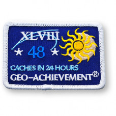 Patch 24 Hours 48 Caches Geo-Achievement