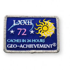 Patch 24 Hours 72 Caches Geo-Achievement Patch 24 Hours 72 Caches Geo-Achievement