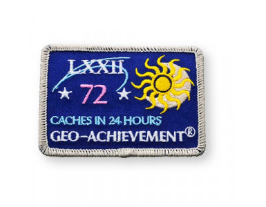Patch 24 Hours 72 Caches Geo-Achievement Patch 24 Hours 72 Caches Geo-Achievement