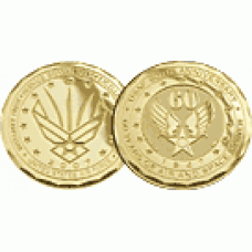 Air Force classic 60th anniversary gold coin