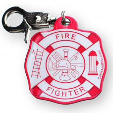 Firefighter Accountability Tag - Red-White
