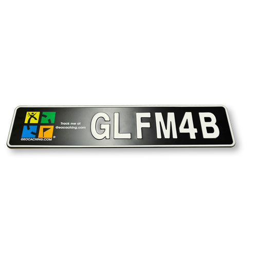 Geocaching License Plate - Europe size Geocaching License Plate - Europe size