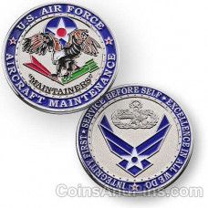 AF Aircraft Maintenance coin professional - nickel