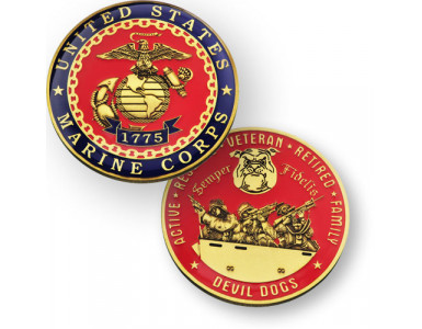 Marine Corps Geocoin