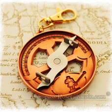 Mariners Astrolabe Geocoin - Antique Copper