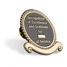 Recognition of Excellence and Gratitude Lapel Pin