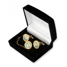Coast Guard Cufflinks and Tie-Tack Set