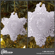 Police Officer Christmas Snowflake Ornament
