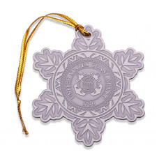 Coast Guard Christmas Snowflake Ornament