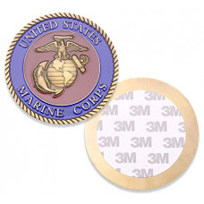 Marine Corps 3" EGA Color Adhesive Medallion USMC