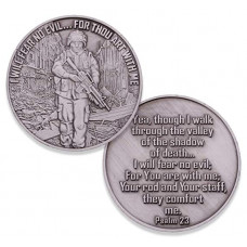 Psalm 23 "Fear No Evil" Challenge Coin