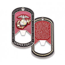 Marine Corps Bottle Opener Challenge Coin