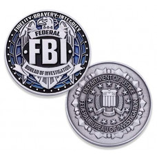 FBI Challenge Coin Federal Bureau of Investigation