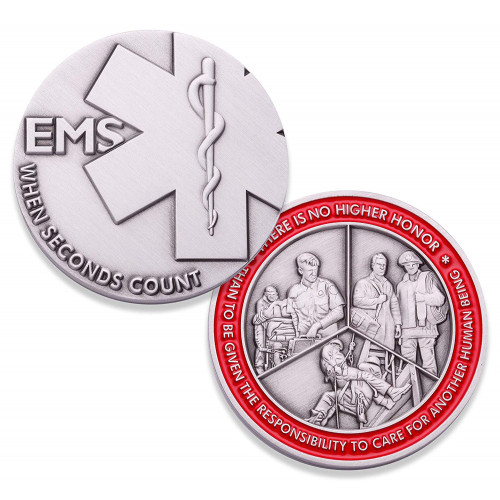 EMS - Emergency Medical Services Challenge Coin EMS - Emergency Medical Services Challenge Coin
