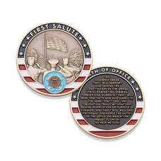Coast Guard First Salute Challenge Coin