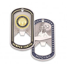 Navy Bottle Opener Challenge Coin