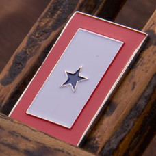 Service Star Flag Lapel Pin - Blue