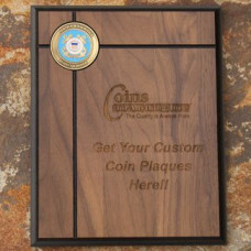 Coast Guard Challenge Coin Plaque