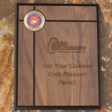 Marine Challenge Coin Plaque