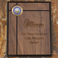 Navy Challenge Coin Plaque