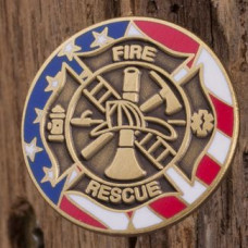 Fire and Rescue Lapel Pin