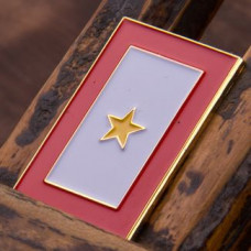 Service Star Flag Lapel Pin - Yellow