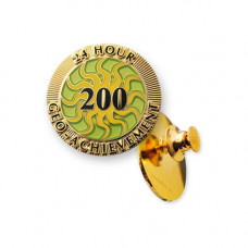 Pin 24 Hours 200 Caches Geo-Achievement Pin 24 Hours 200 Caches Geo-Achievement