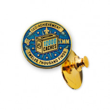 Geo-Achievement Pin 12000 Finds