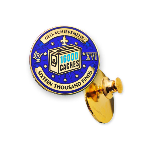 Geo-Achievement Pin 16000 Finds Geo-Achievement Pin 16000 Finds